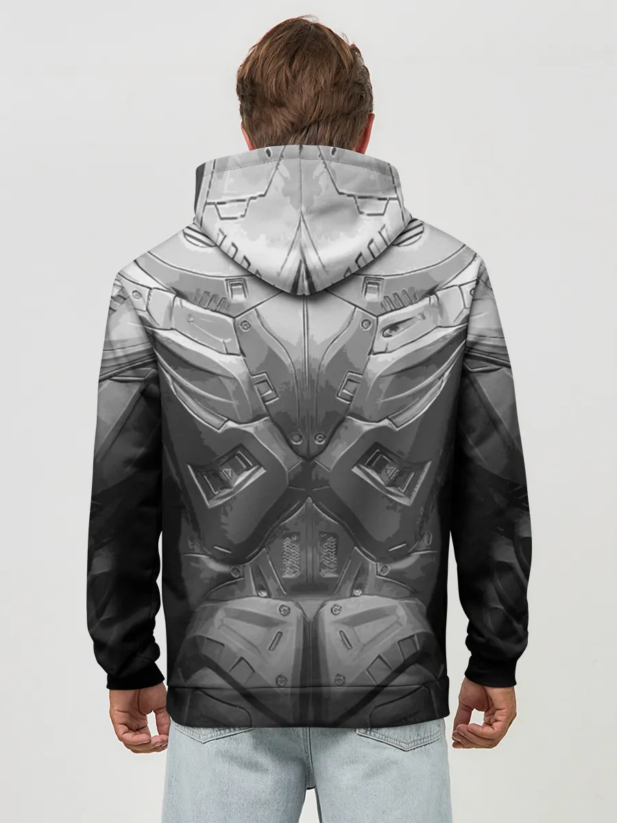 Худи мужской база хлопок / Crysis Экзоскелет