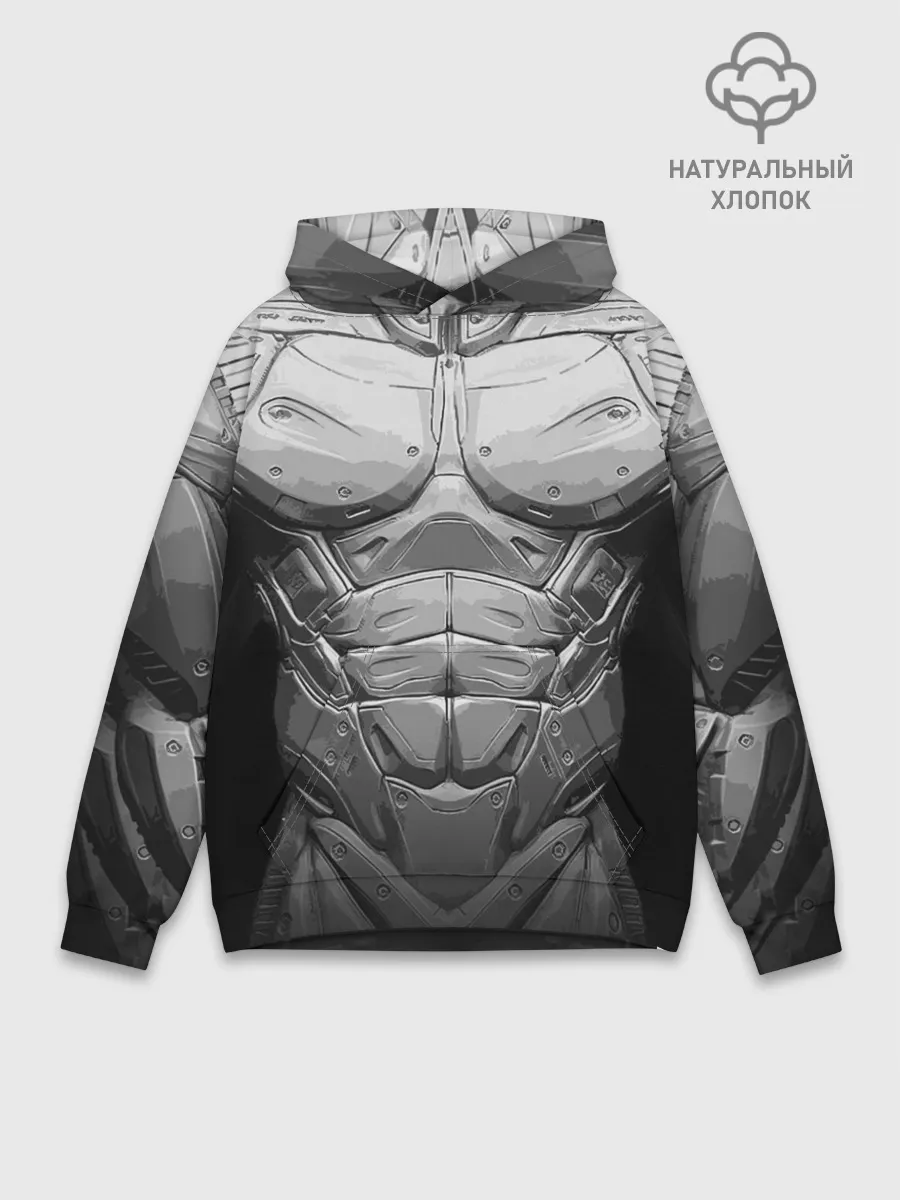Худи мужской база хлопок / Crysis Экзоскелет