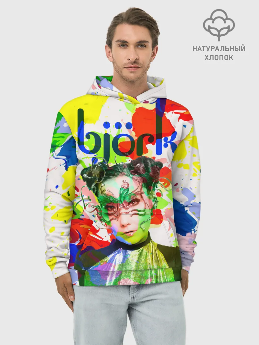 Худи мужской база хлопок / Bjork