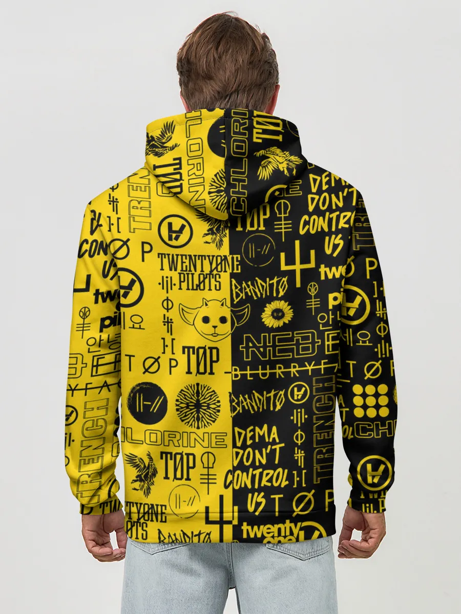 Худи мужской база хлопок / TWENTY ONE PILOTS | 21 PILOTS