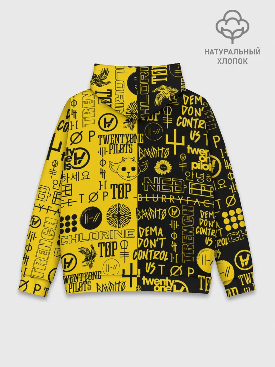 Худи мужской база хлопок / TWENTY ONE PILOTS | 21 PILOTS