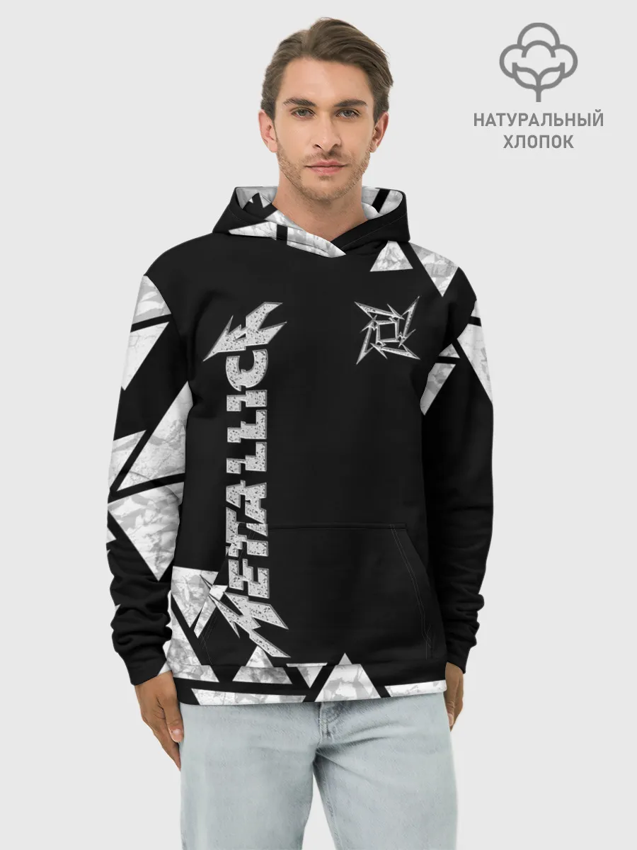 Худи мужской база хлопок / Metallica