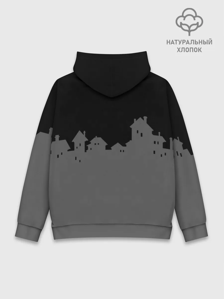 Худи мужской база хлопок / ЪУЪ СЪУКА