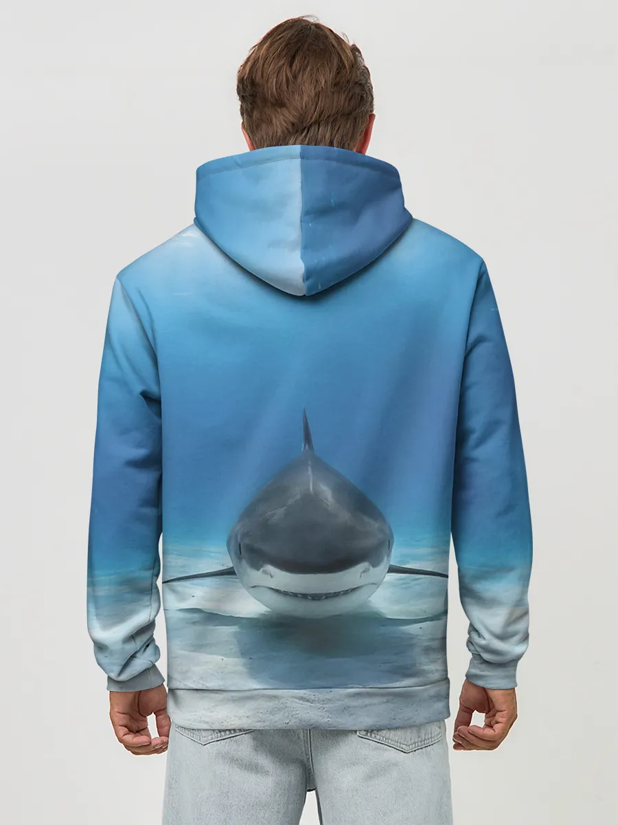 Худи мужской база хлопок / Анфас