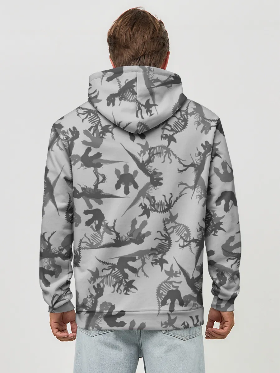 Худи мужской база хлопок / Парк Юрского Периода