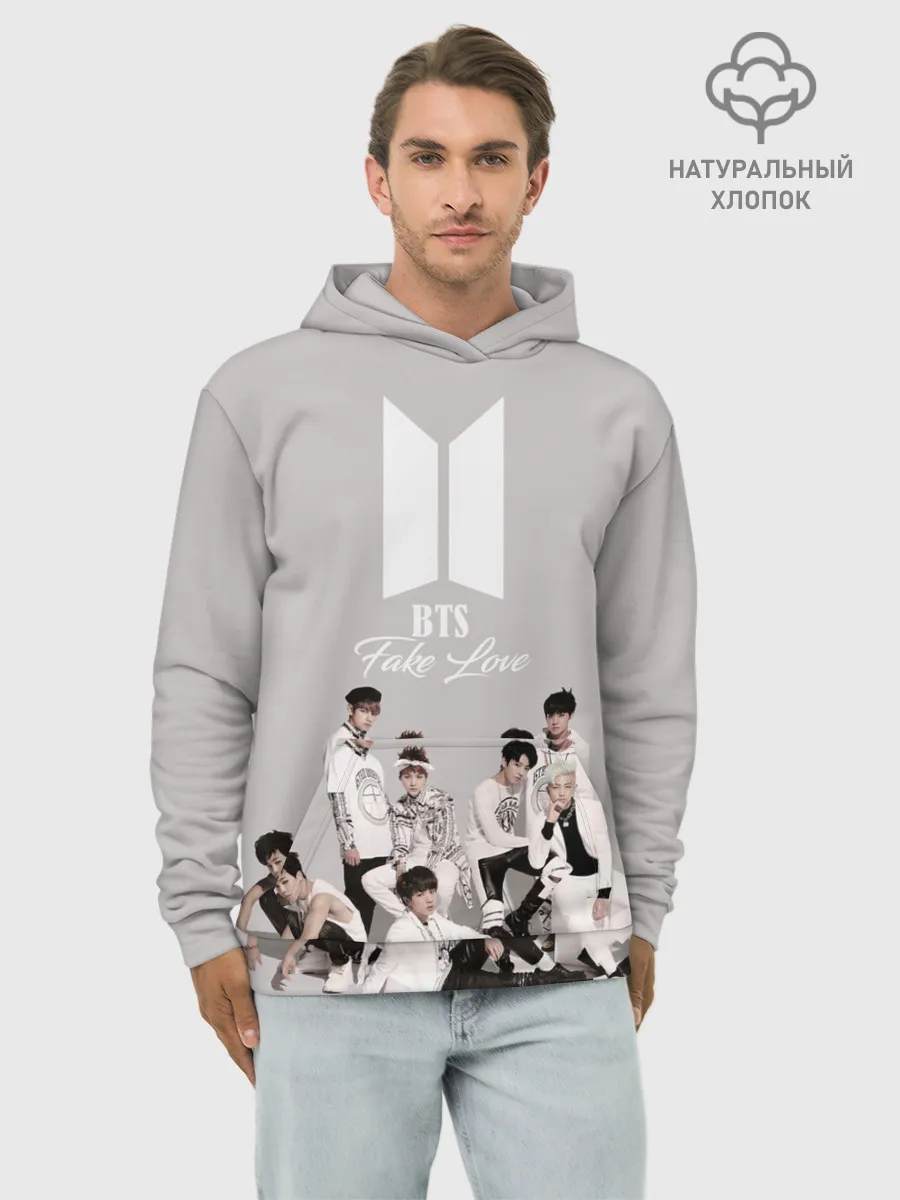 Худи мужской база хлопок / BTS Take love
