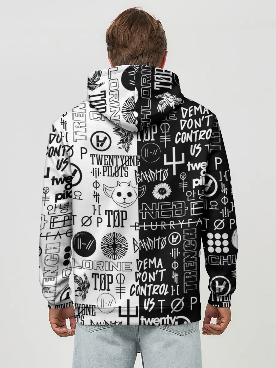 Худи мужской база хлопок / TWENTY ONE PILOTS