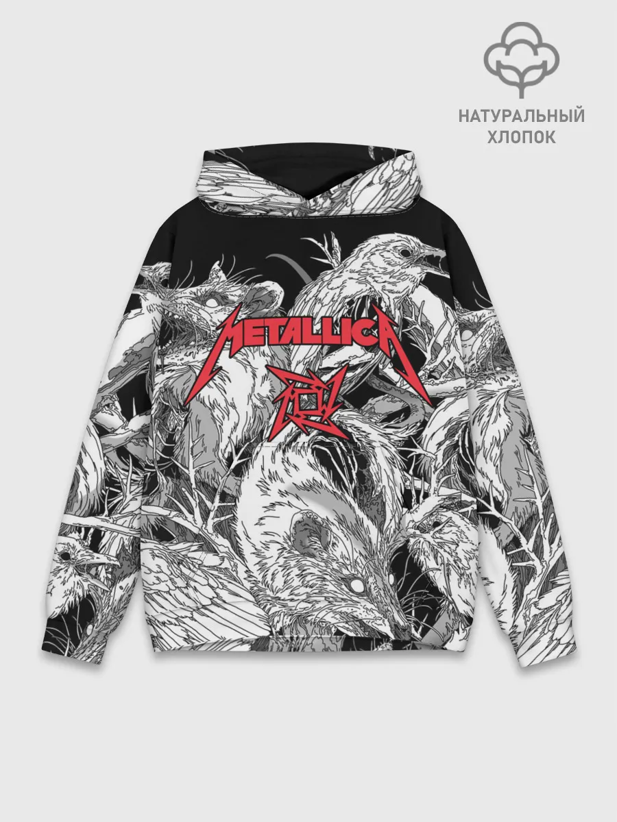 Худи мужской база хлопок / Metallica