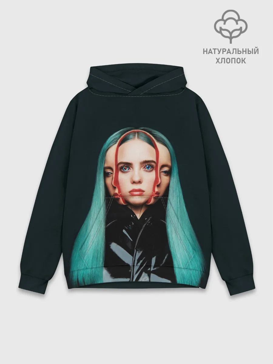 Худи мужской база хлопок / BILLIE EILISH