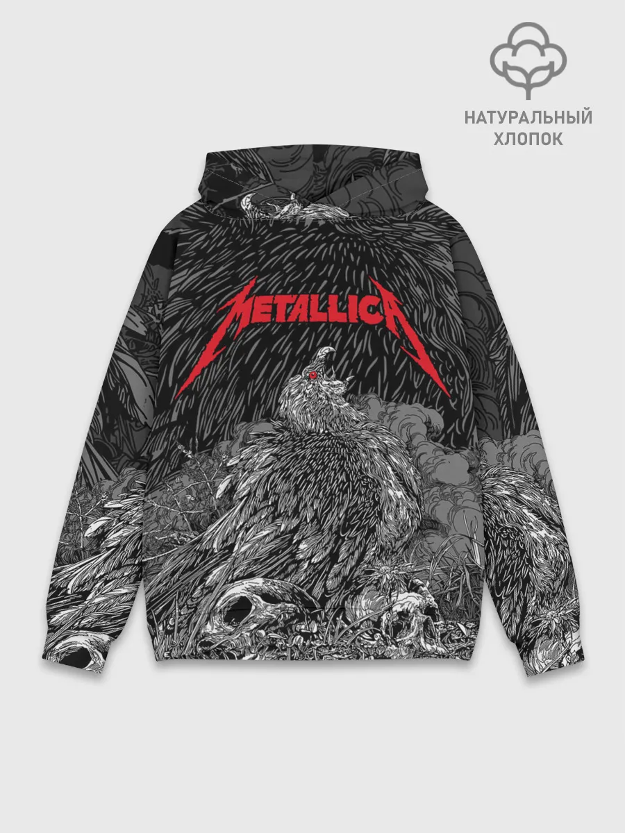 Худи мужской база хлопок / Metallica