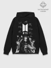 Худи мужской база хлопок / BTS