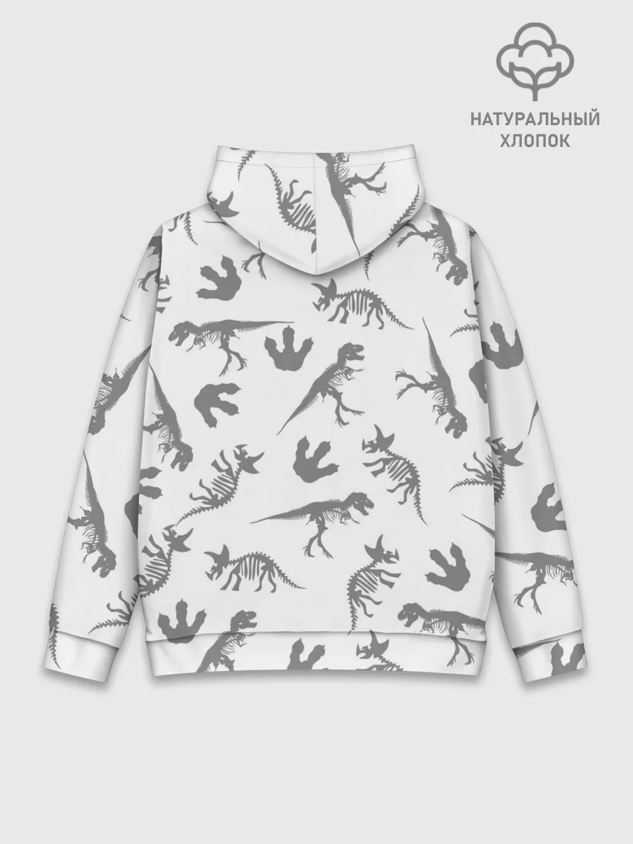 Худи мужской база хлопок / Парк Юрского Периода