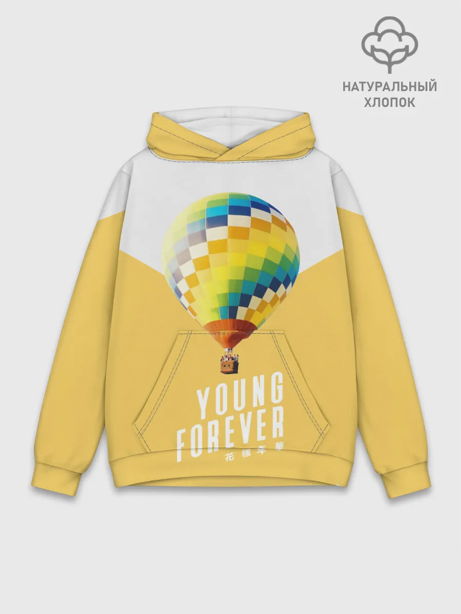 Худи мужской база хлопок / BTS Young Forever