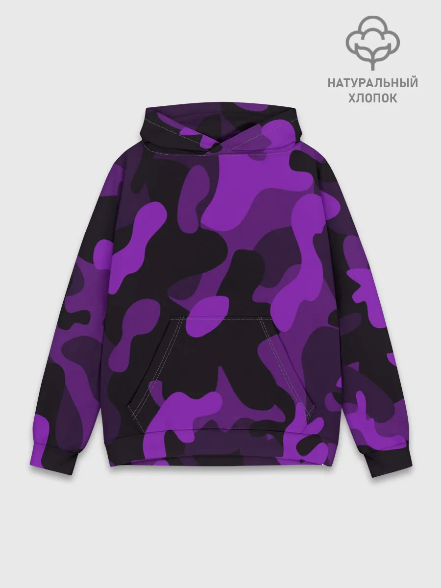 Худи мужской база хлопок / Камуфляж