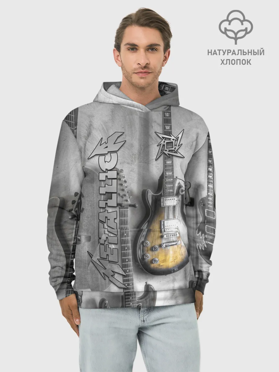 Худи мужской база хлопок / Metallica