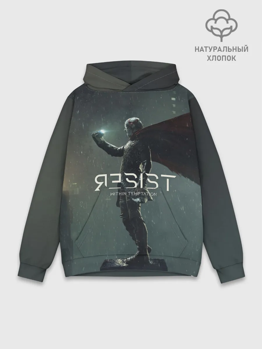 Худи мужской база хлопок / Within Temptation RESIST
