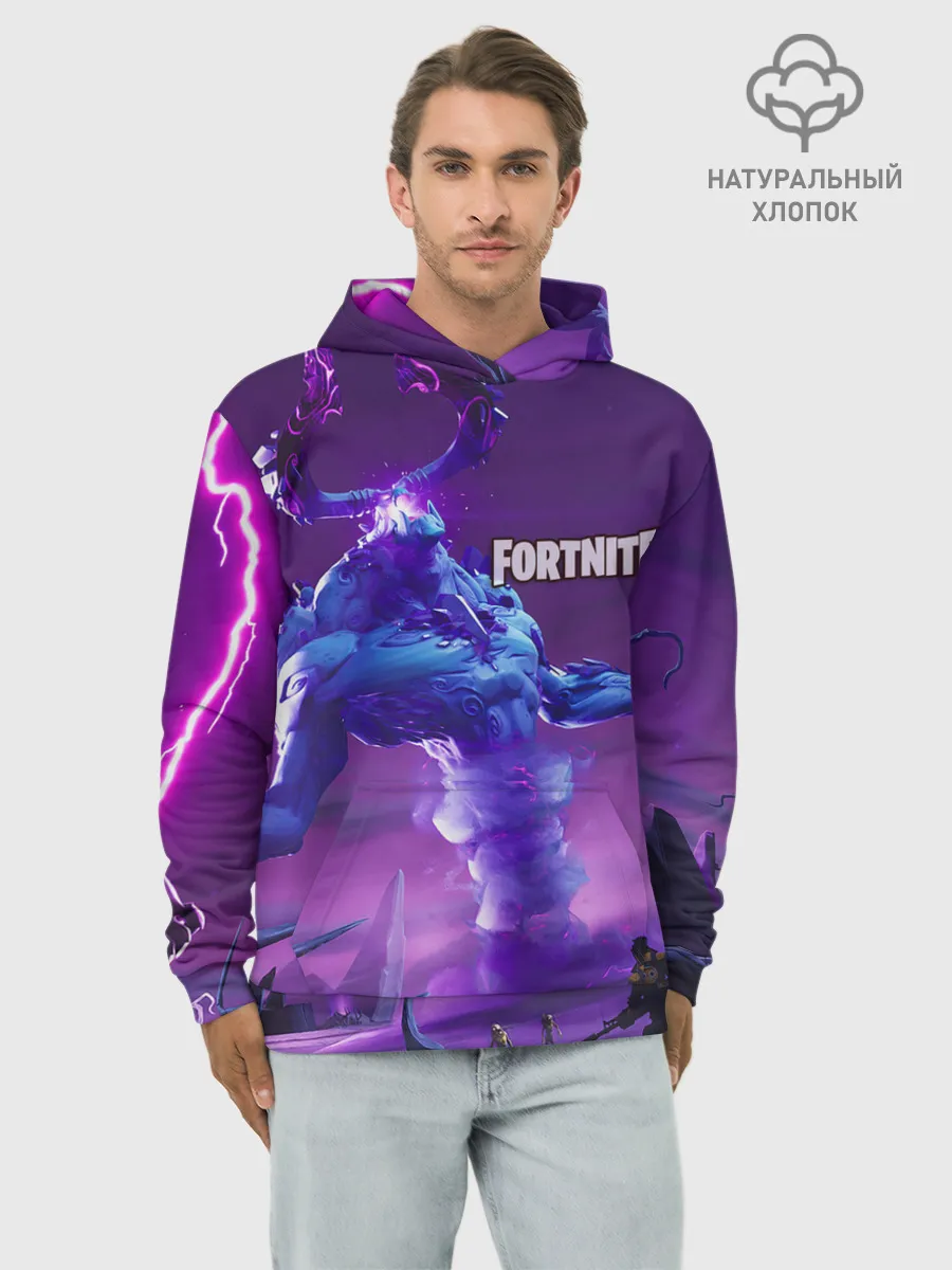 Худи мужской база хлопок / Fortnite