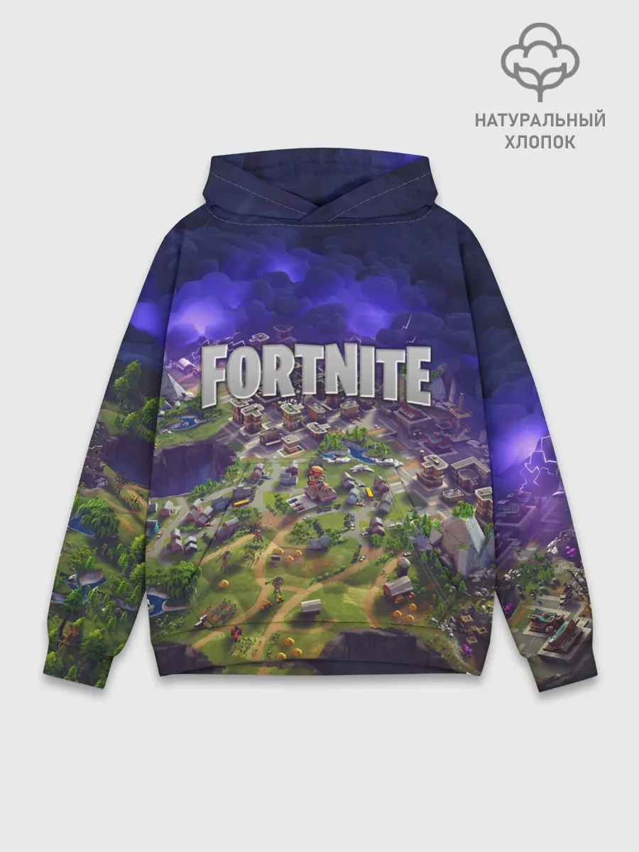 Худи мужской база хлопок / Fortnite