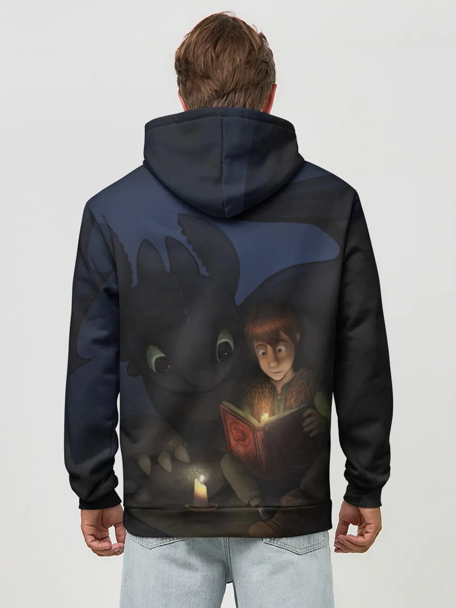 Худи мужской база хлопок / Как приручить дракона