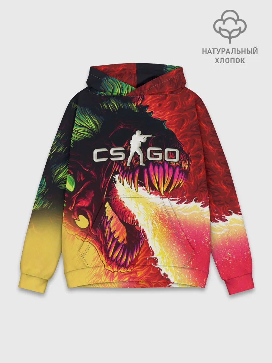 Худи мужской база хлопок / CS:GO