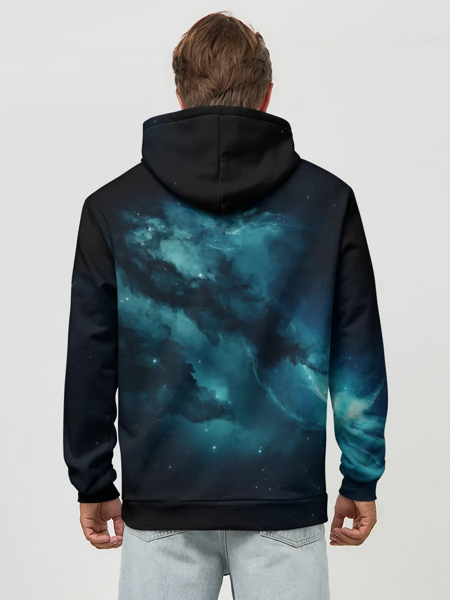 Худи мужской база хлопок / Космос