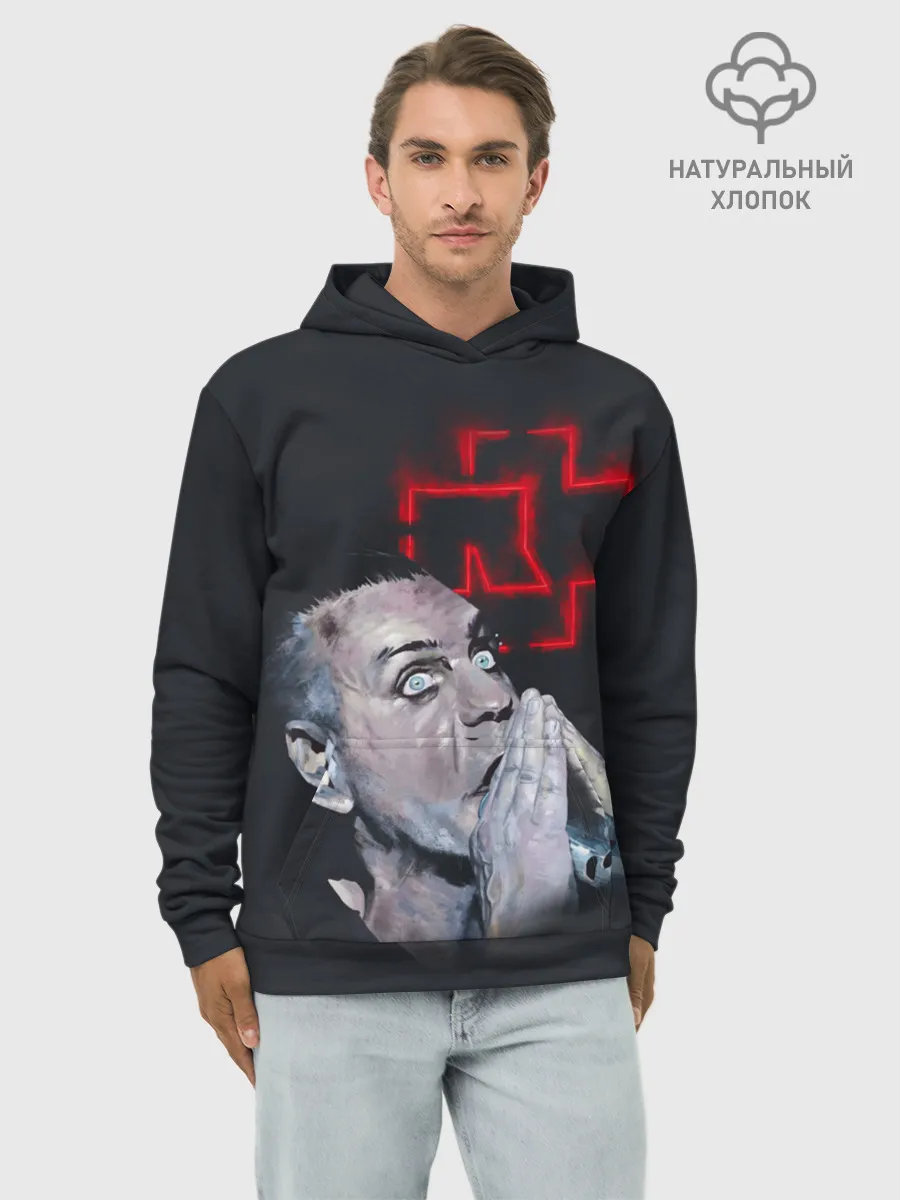 Худи мужской база хлопок / Rammstein