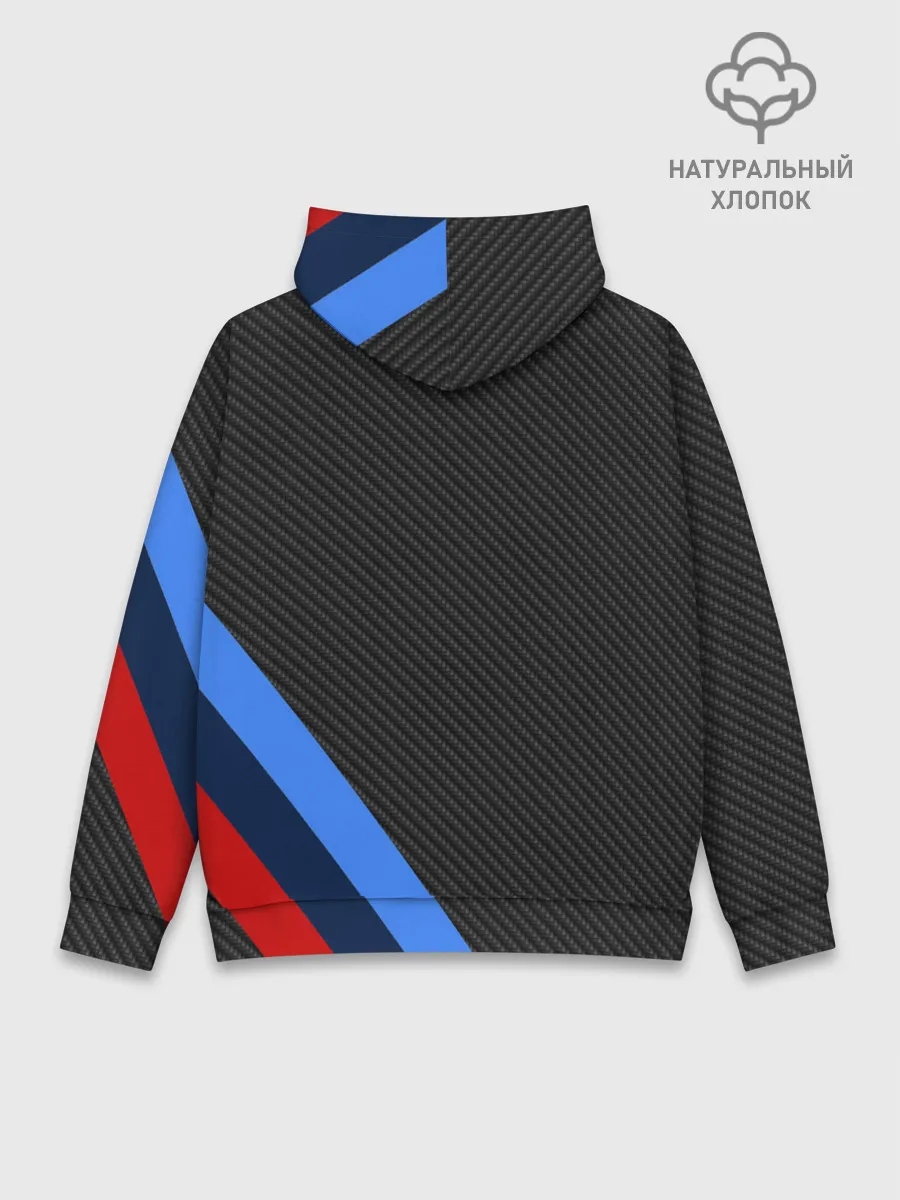 Худи мужской база хлопок / BMW КАРБОН