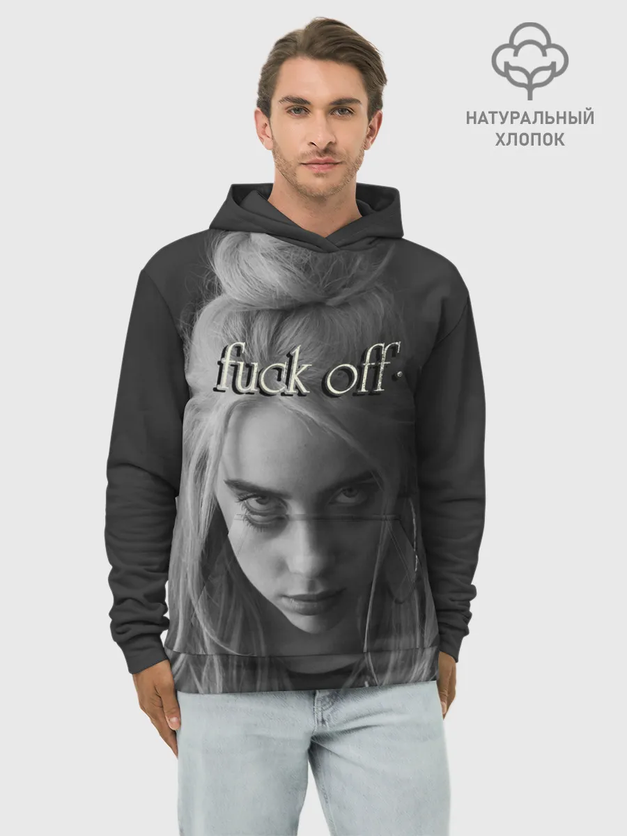 Худи мужской база хлопок / BILLIE EILISH