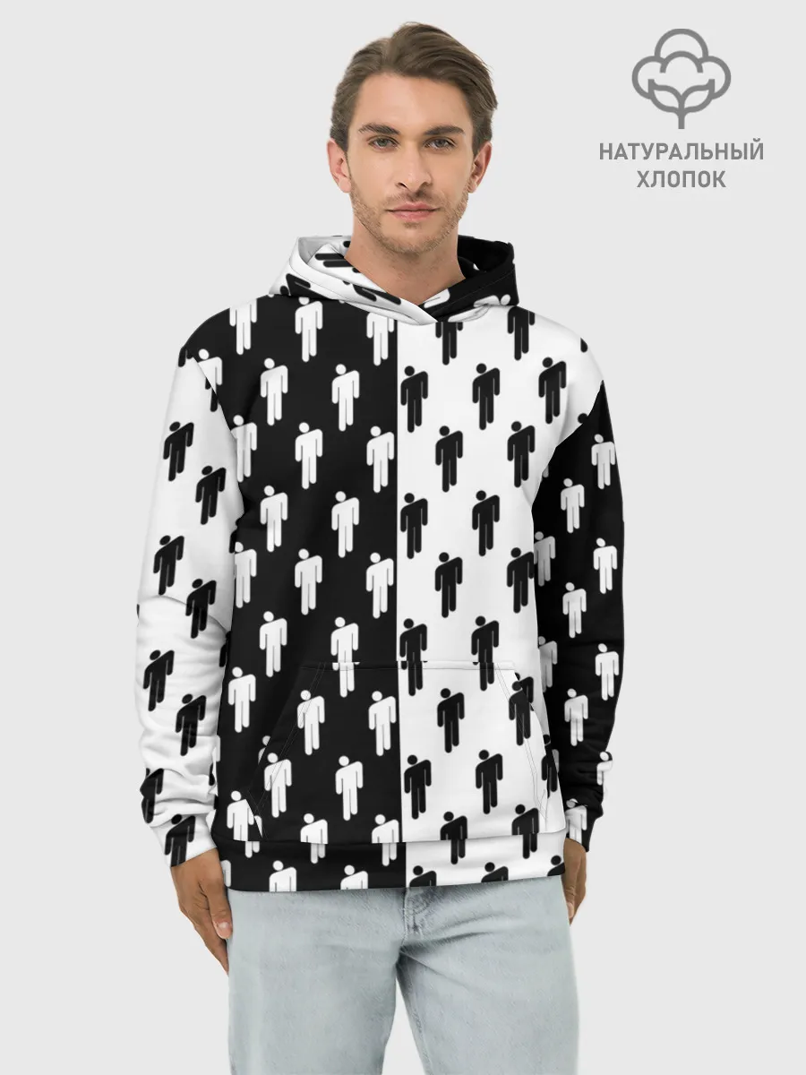 Худи мужской база хлопок / BILLIE EILISH