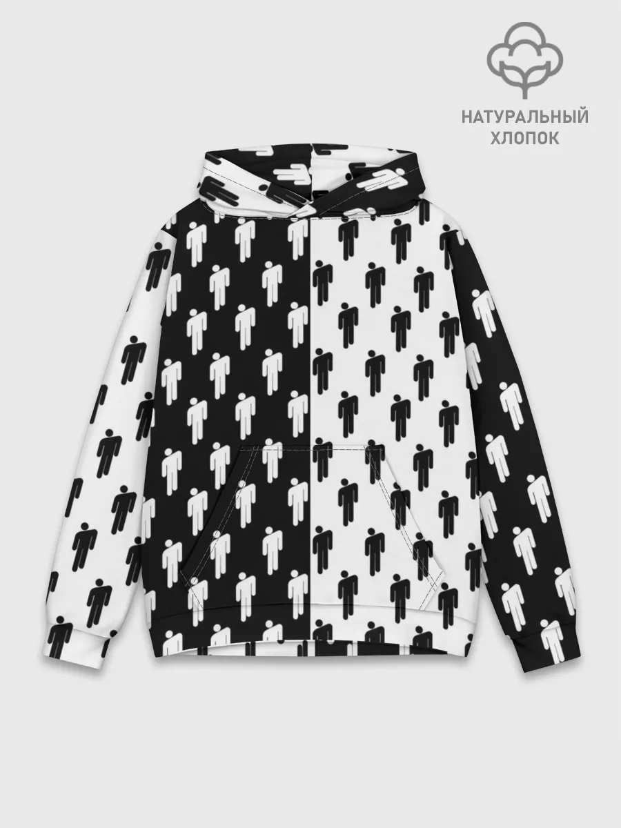 Худи мужской база хлопок / BILLIE EILISH