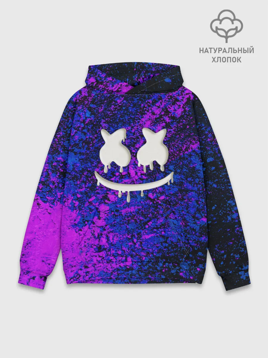 Худи мужской база хлопок / MARSHMELLO