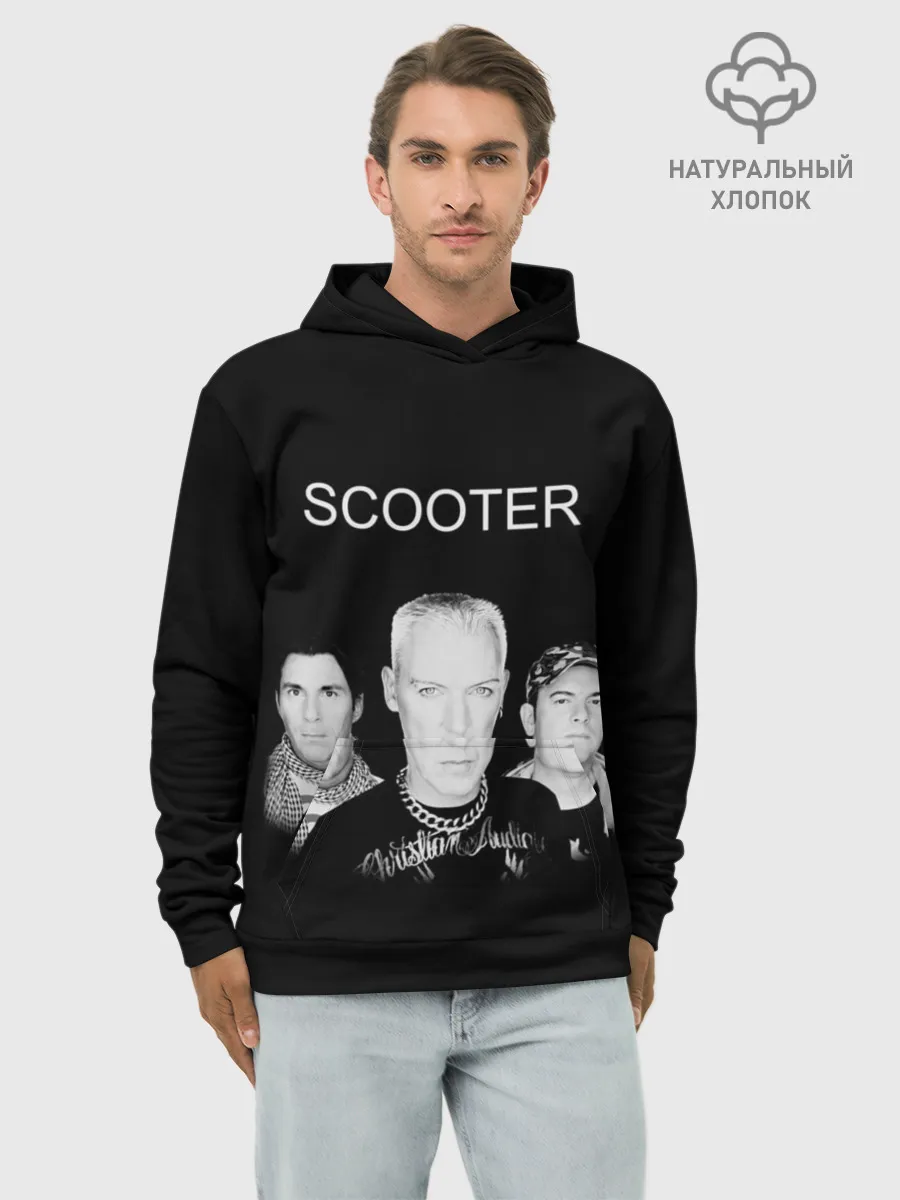 Худи мужской база хлопок / Scooter