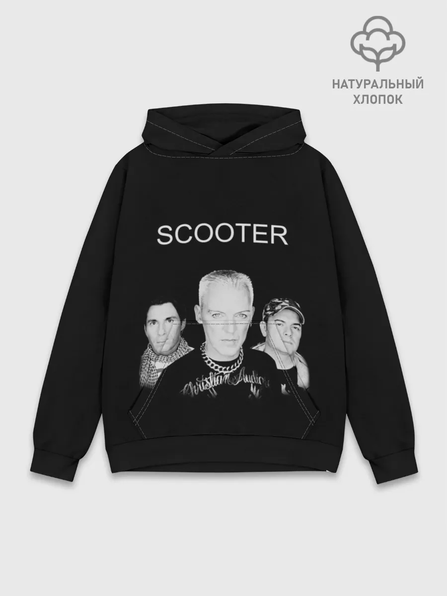 Худи мужской база хлопок / Scooter
