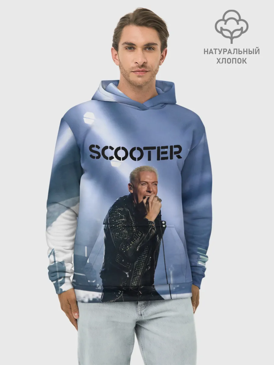 Худи мужской база хлопок / Scooter