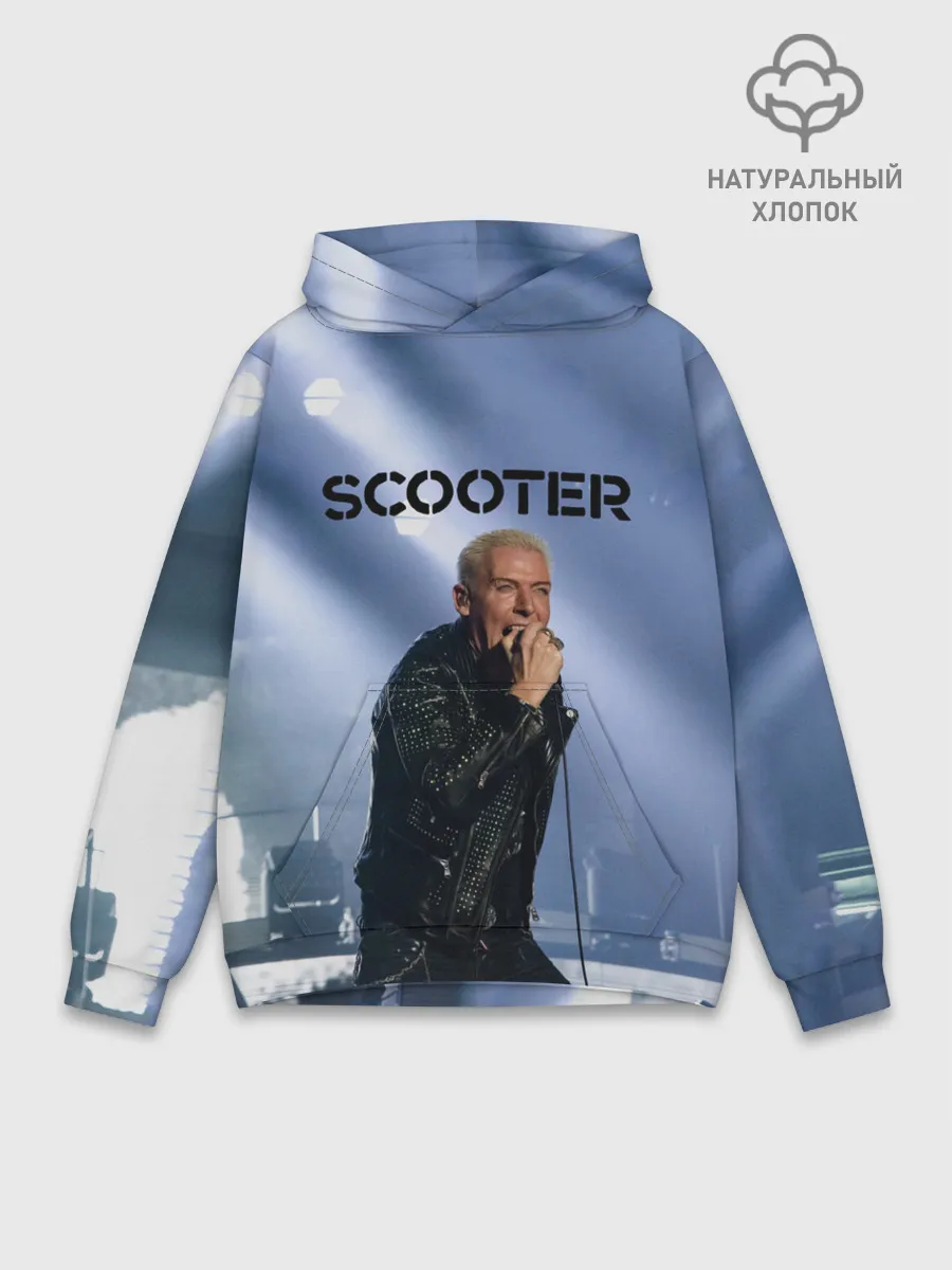Худи мужской база хлопок / Scooter