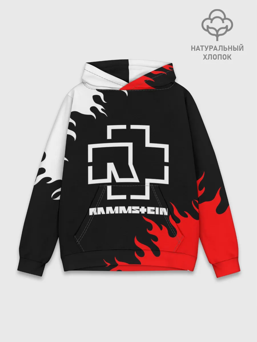 Худи мужской база хлопок / RAMMSTEIN | РАМШТАЙН