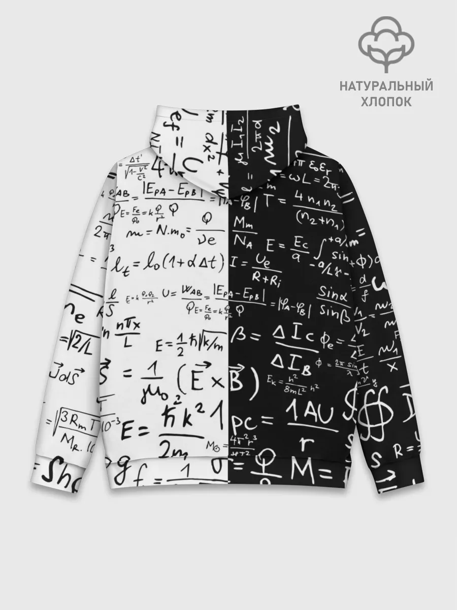 Худи мужской база хлопок / E=mc2