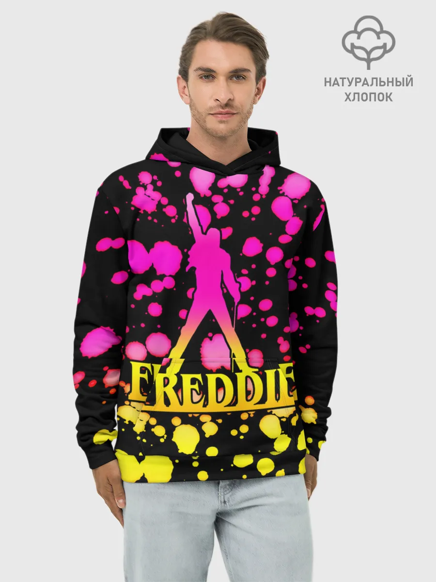 Худи мужской база хлопок / Freddie