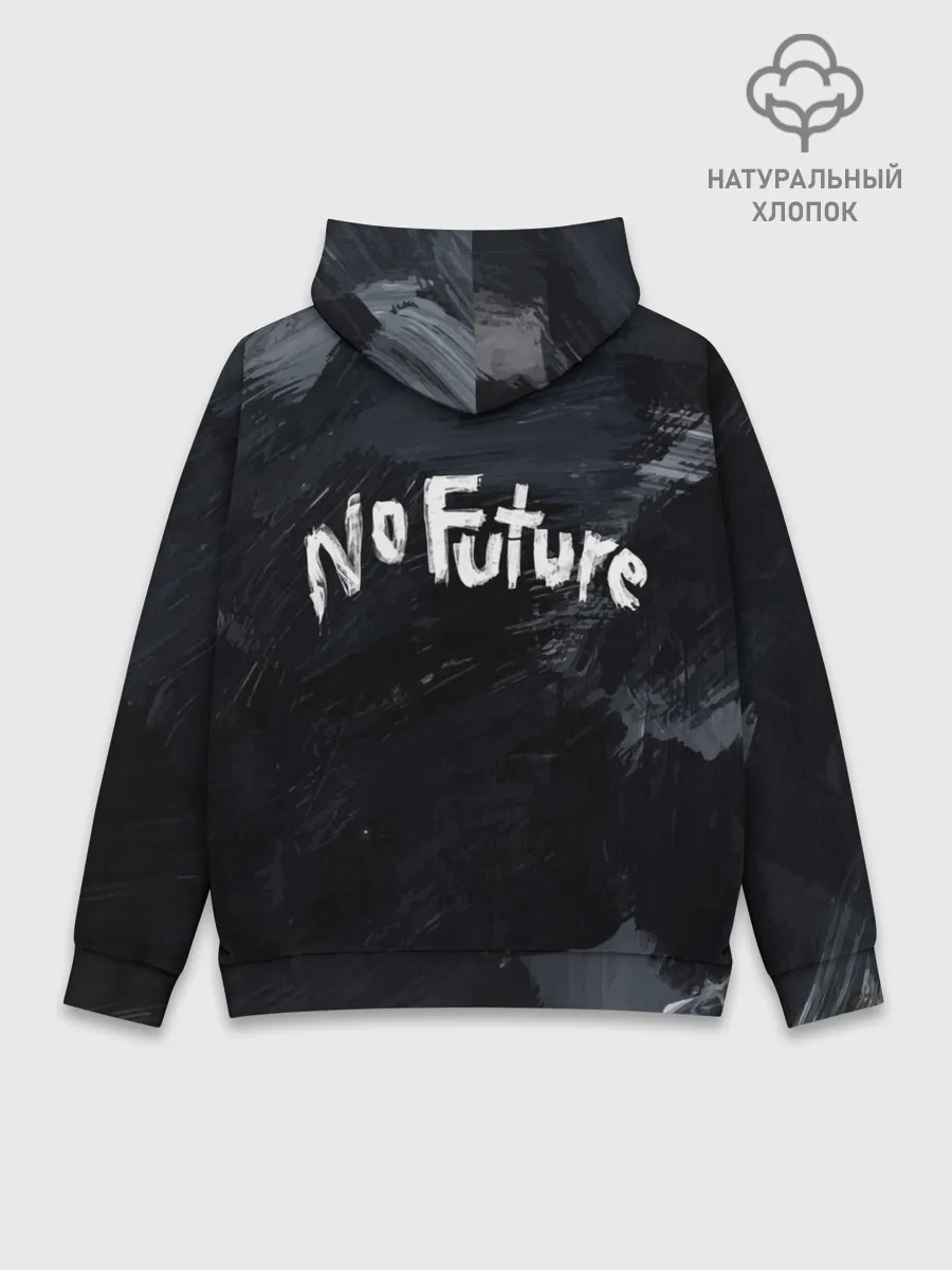 Худи мужской база хлопок / DARK - No Future