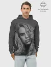 Худи мужской база хлопок / BILLIE EILISH