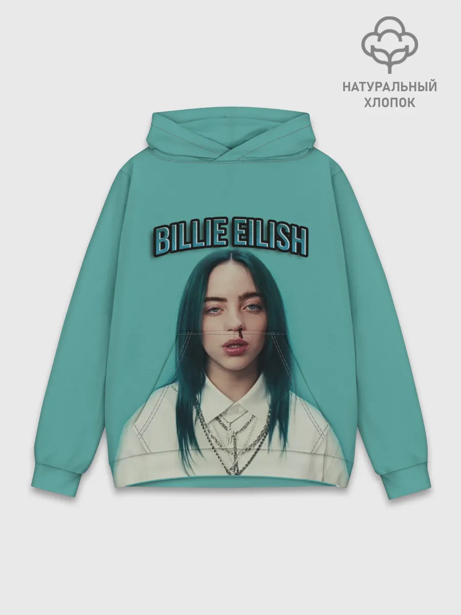 Худи мужской база хлопок / BILLIE EILISH