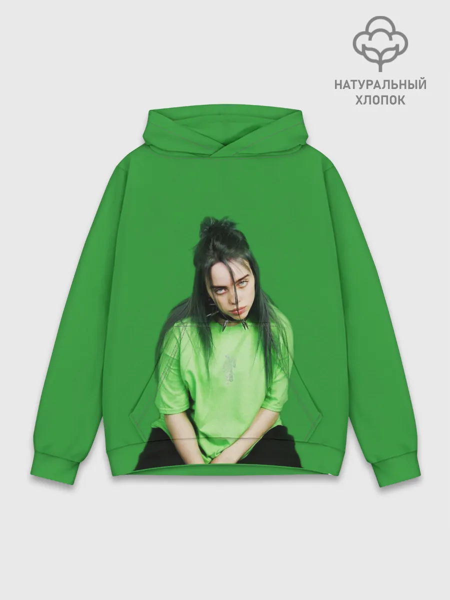 Худи мужской база хлопок / BILLIE EILISH