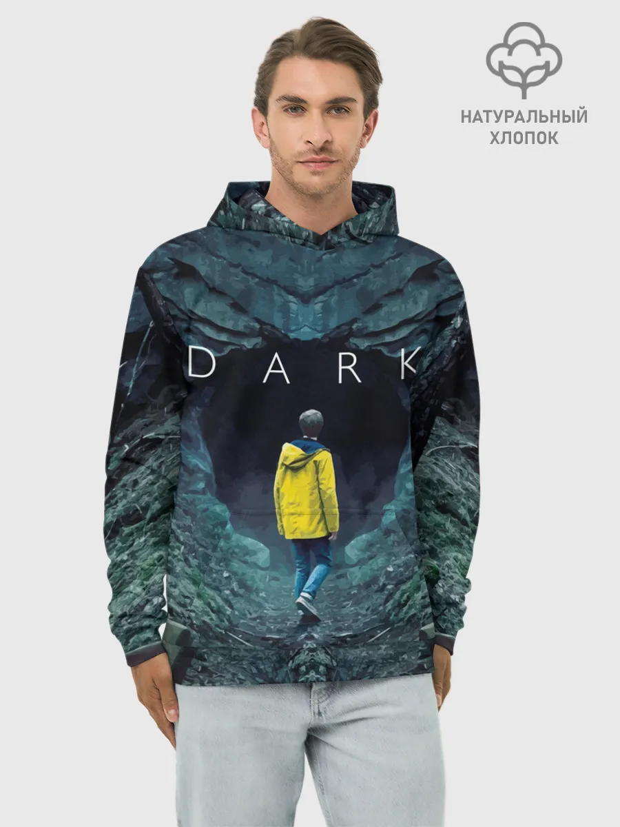 Худи мужской база хлопок / ТЬМА - Йонас