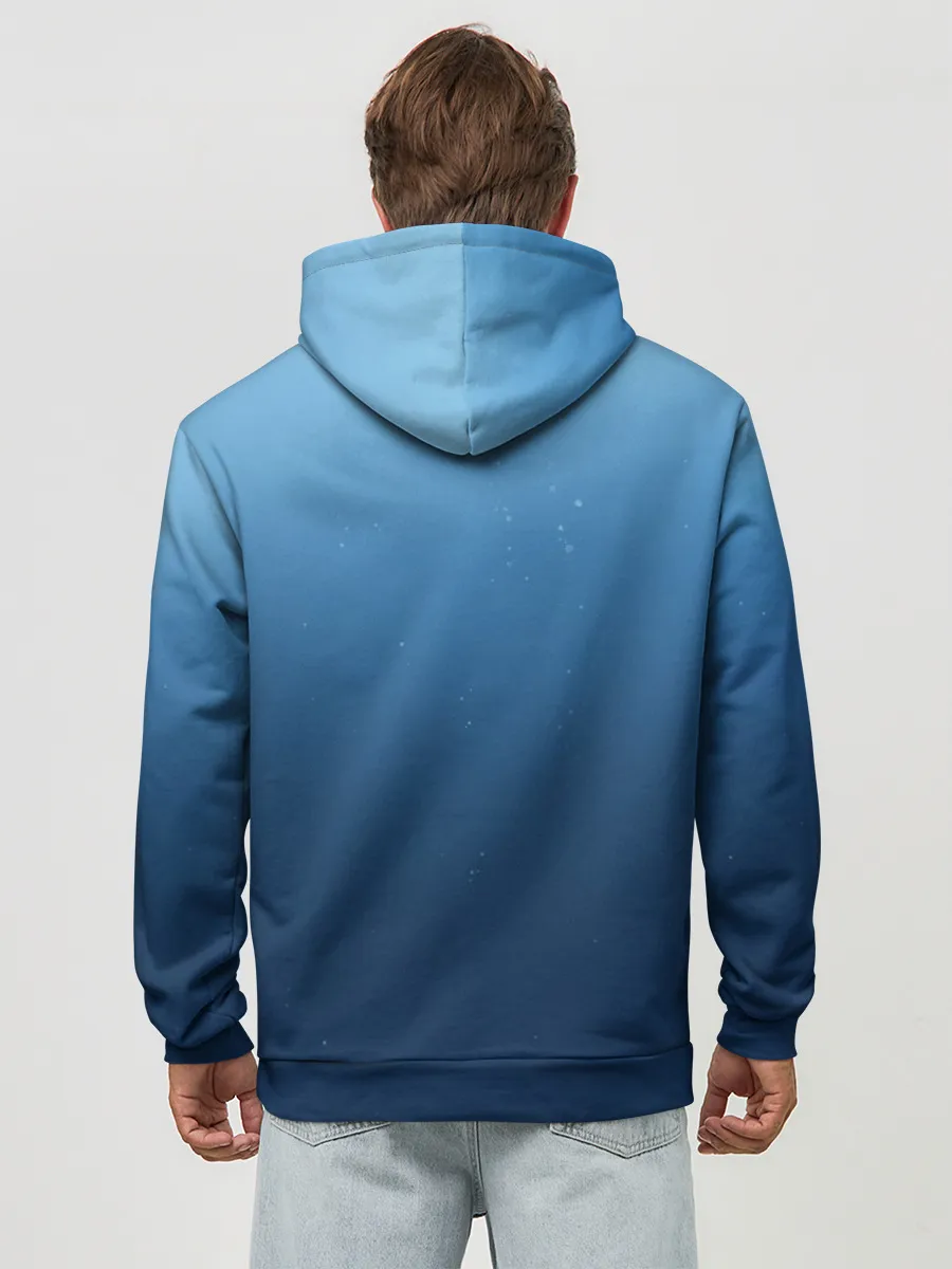 Худи мужской база хлопок / Кит