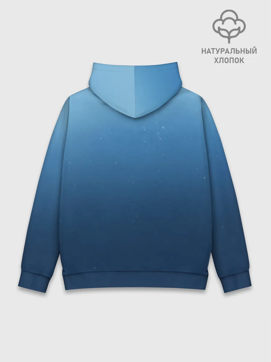 Худи мужской база хлопок / Кит