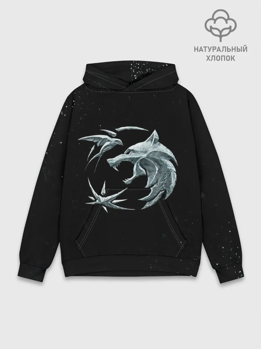 Худи мужской база хлопок / THE WITCHER - Символы