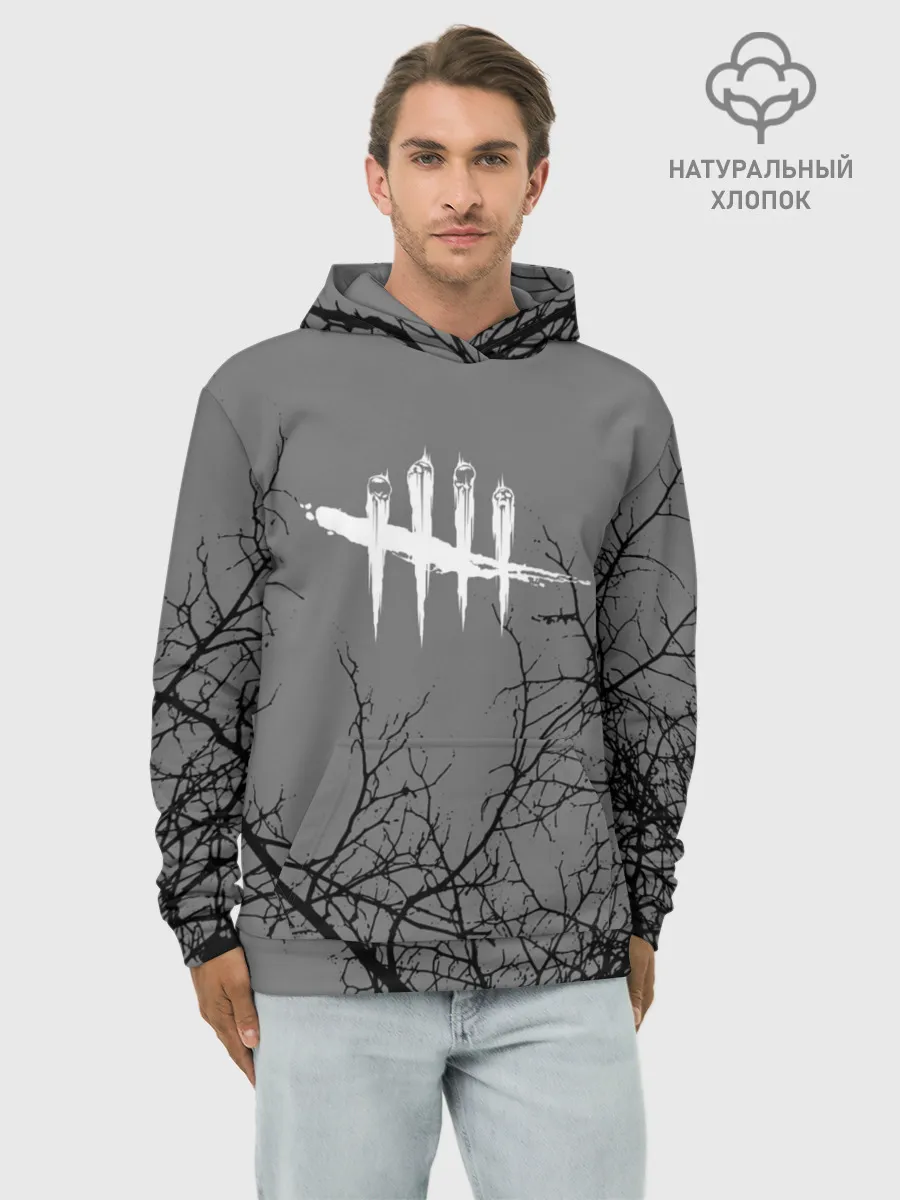 Худи мужской база хлопок / DEAD BY DAYLIGHT