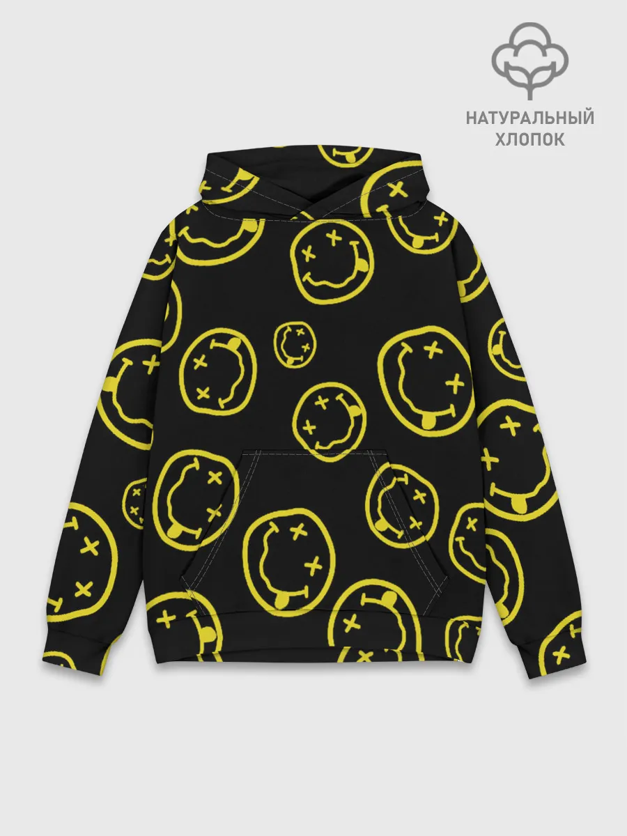 Худи мужской база хлопок / Nirvana