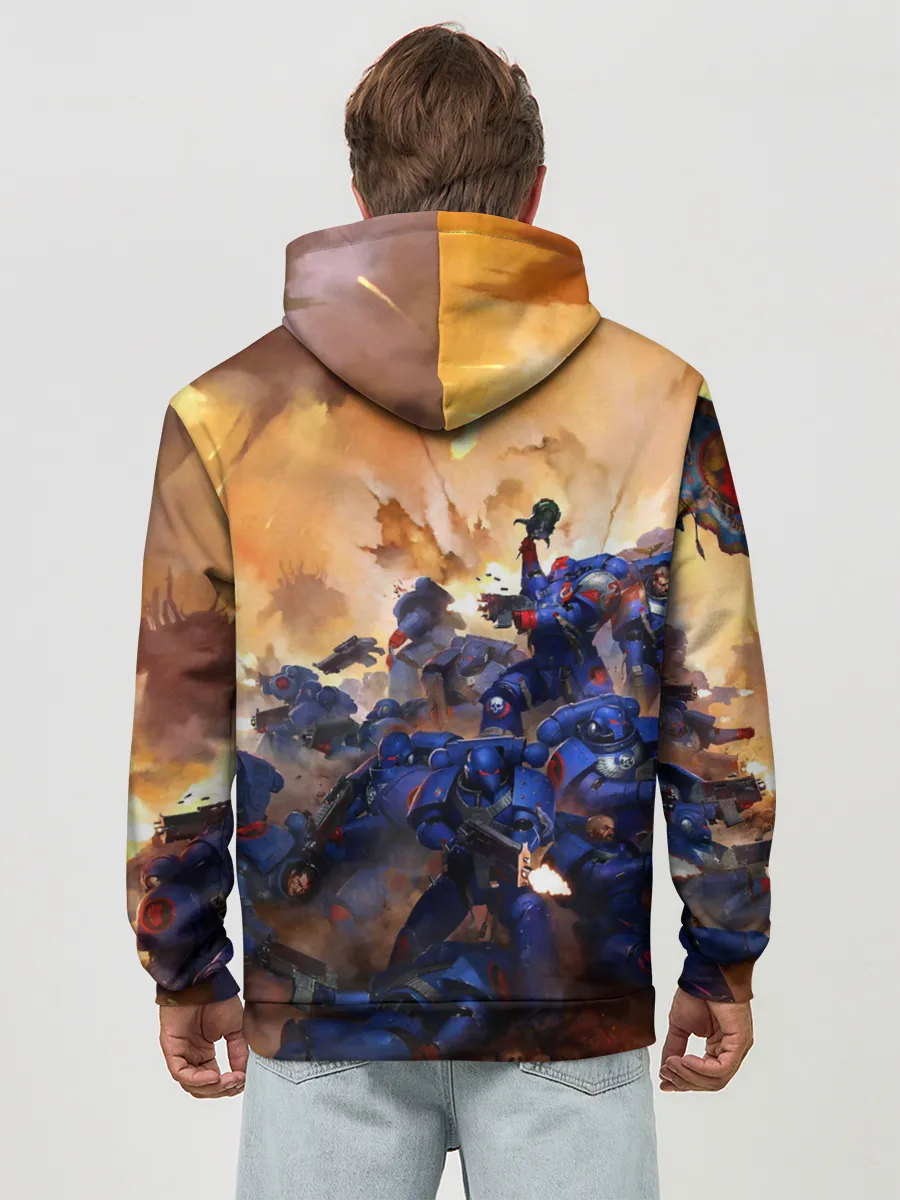 Худи мужской база хлопок / WARHAMMER 40K