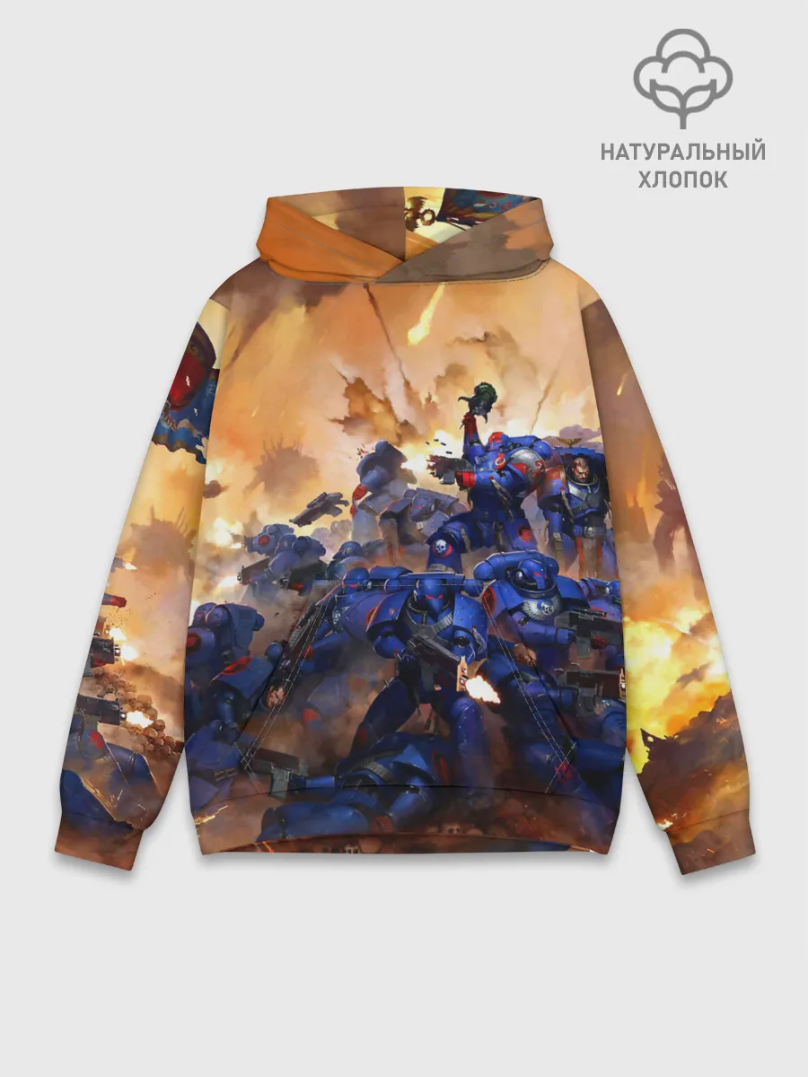 Худи мужской база хлопок / WARHAMMER 40K